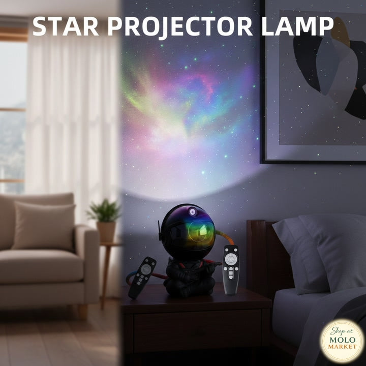 Astronaut Galaxy Projector Nebula Night Light