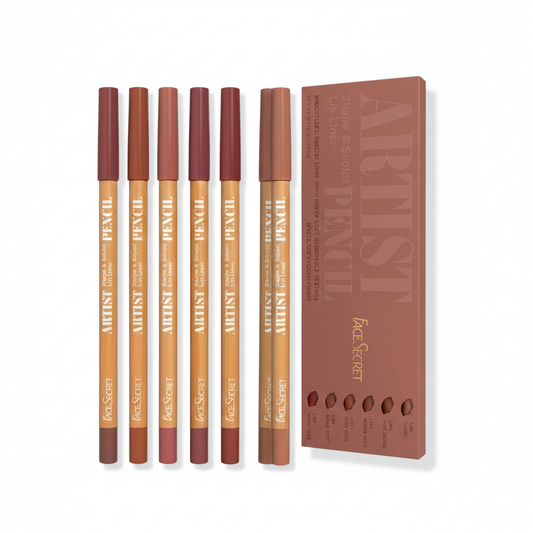 Berry Bloom 6-Piece Elegant Lip Liner Set