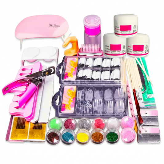 24-in-1 Acrylic Nail Kit for Beginners Full Tools Set